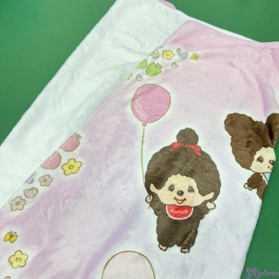 837632 Monchhichi 50th Anniversary Let's Parade 100 x 72cm Car & Home Blanket